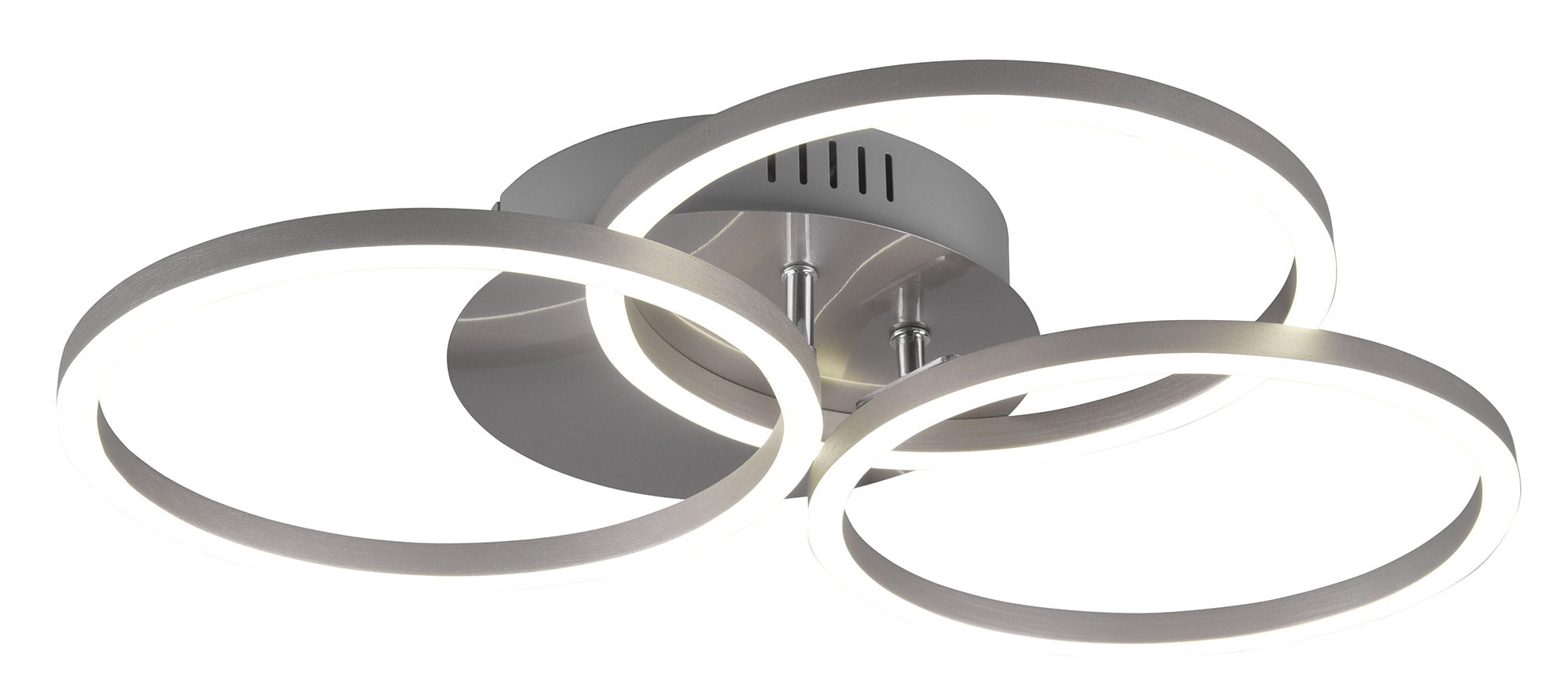 Plafoniera da Interno a led in Metallo Nickel Opaco