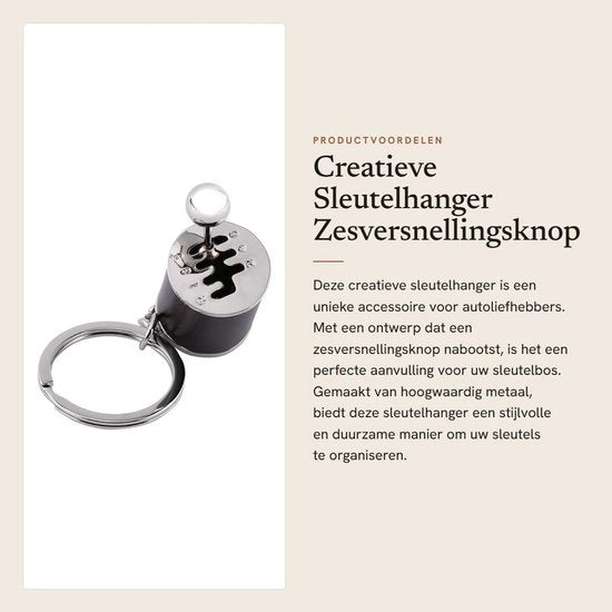 Sostituto di Chiave Creativo - Sostituto di Chiave con Freno - Sostituto di Chiave in Metallo - Sostituto di Chiave da Regalo - 10,3 x 4,1 cm - Argento/Nero/Blu/Rosso/Oro - Anello per Chiave