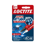 ADESIVO SUPER ATTAK ALL PLASTICS 2G+4ML- 1,0 pz