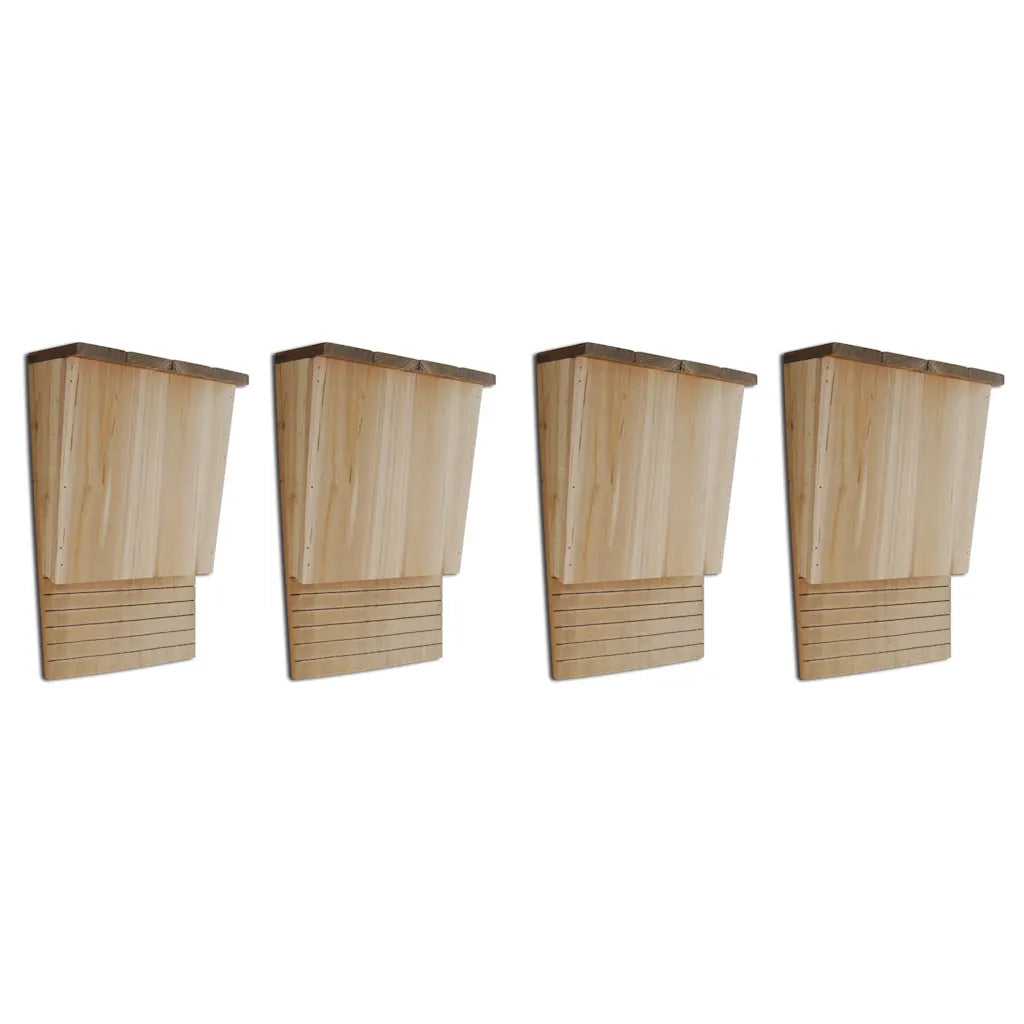 Casette per Pipistrelli 4 pz in Legno 22x12x34 cmcod mxl 119239