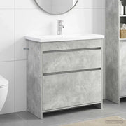 Set di mobili per il bagno Grigio Cemento 81 x 40 x 84,5 cm 3404269