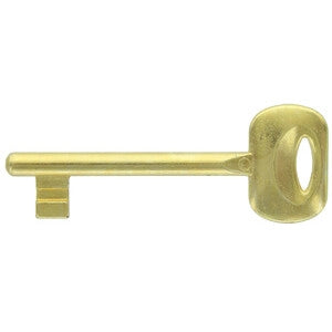 CHIAVE PATENT BONAITI OTTONATA N. 7- BONAITI SERRATURE- 10,0 pz