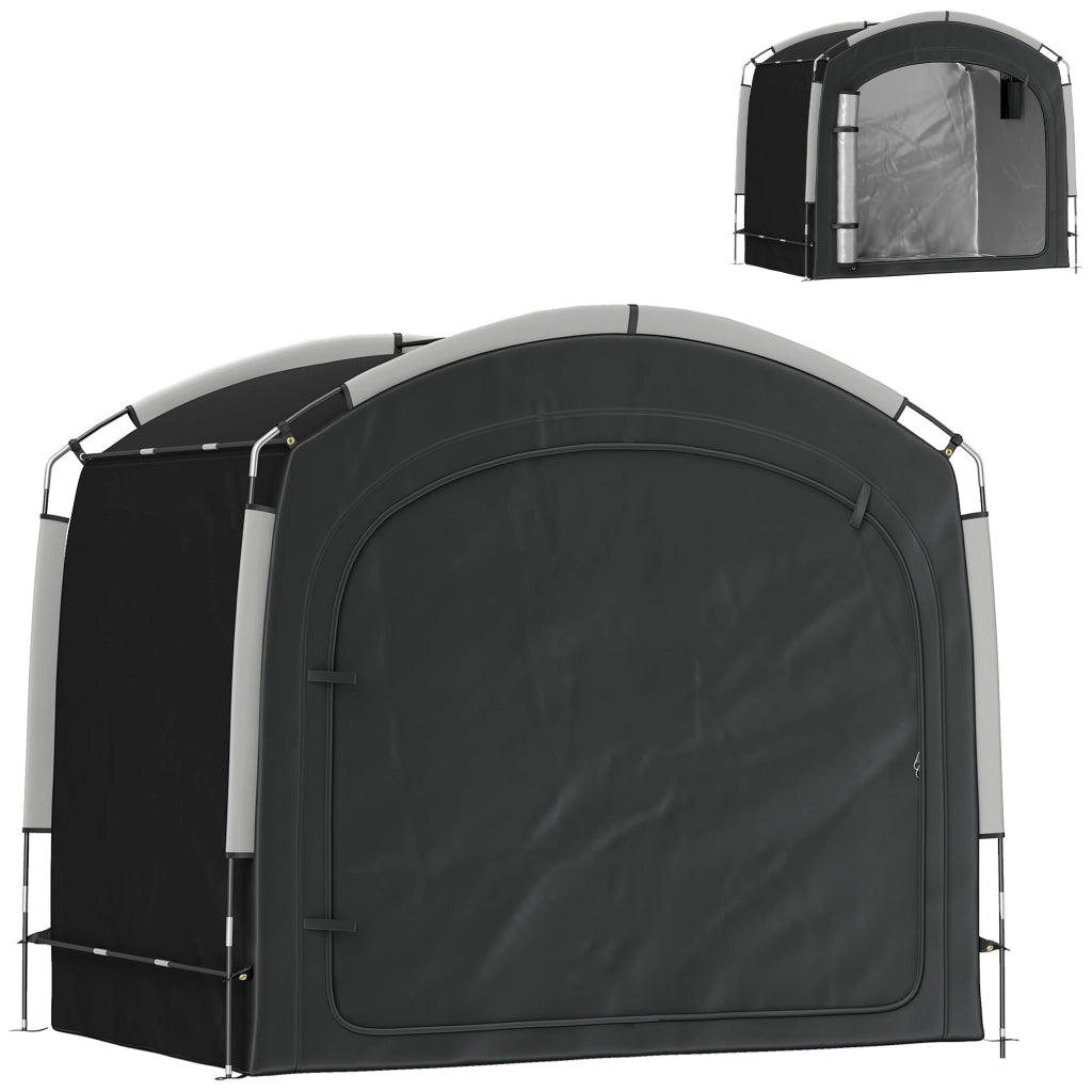Tenda da Bici Portatile ¨C Minimal ¨C Nero 220x150x195 cm