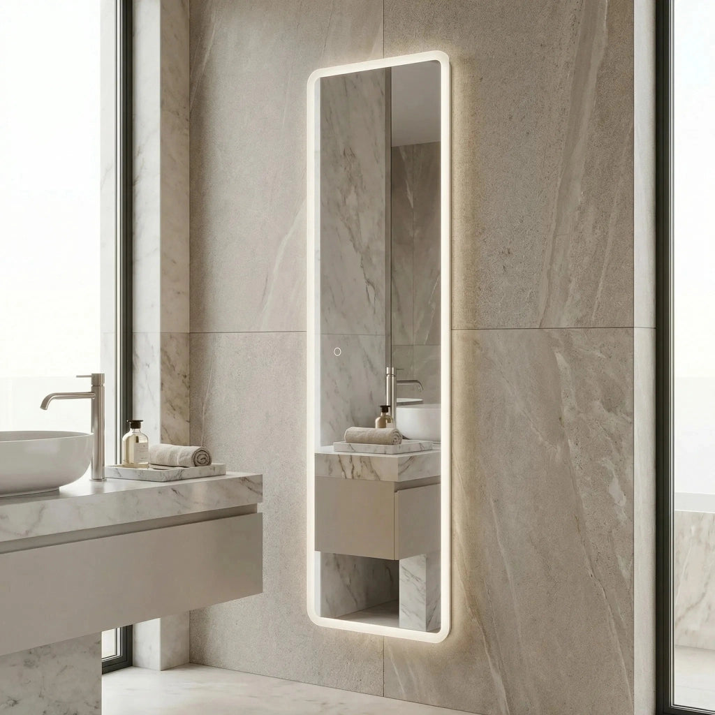 Specchio Led 150x50cm Mol-sq
