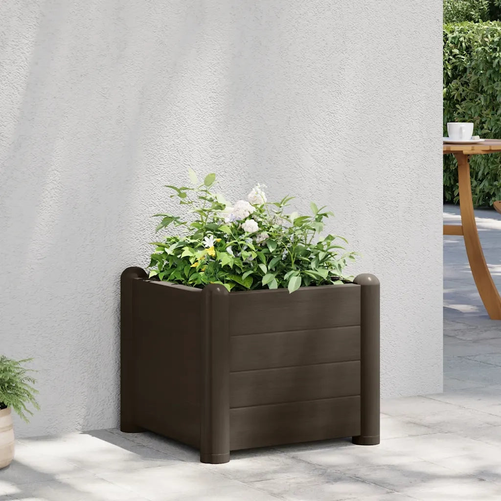 Fioriere | Cassetta per fiori | Letto Rialzato da Giardino in PP Moca 43x43x35 cm