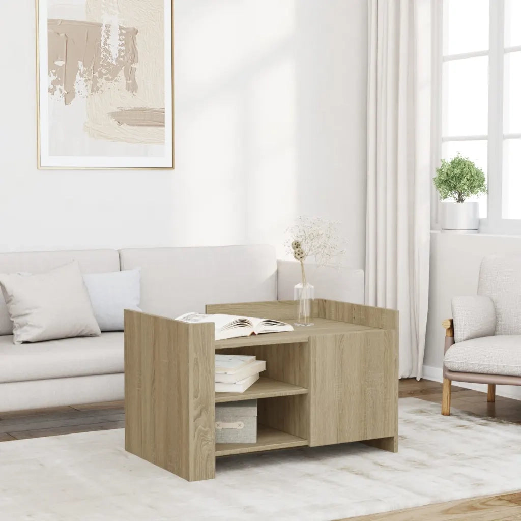 Tavolino da salotto | Tavolino da caff¨¨ | Tavolino da Soggiorno Rovere Sonoma 80x50x50 cm Legno Multistrato