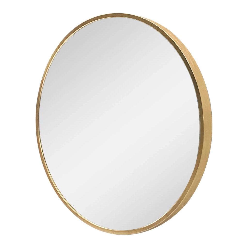 Specchio da parete rotondo diametro 50 cm oro 03_0007917