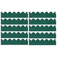 Bordature per Prato 10 pz Verdi 65x15 cm in PP 48234
