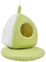 Nido per uccelli - Nido da appendere - Letto per pappagalli - Matrimoniale per inverno - Anello di fissaggio rimovibile - Adatto per parrocchetti e conuri - Letto da appendere