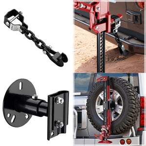 Farm Jack – Stoßstangen-Set, 48" Wagenheber bis 3000 kg mit max. Hubhöhe 105 cm plus Stoßstangen-Adapter