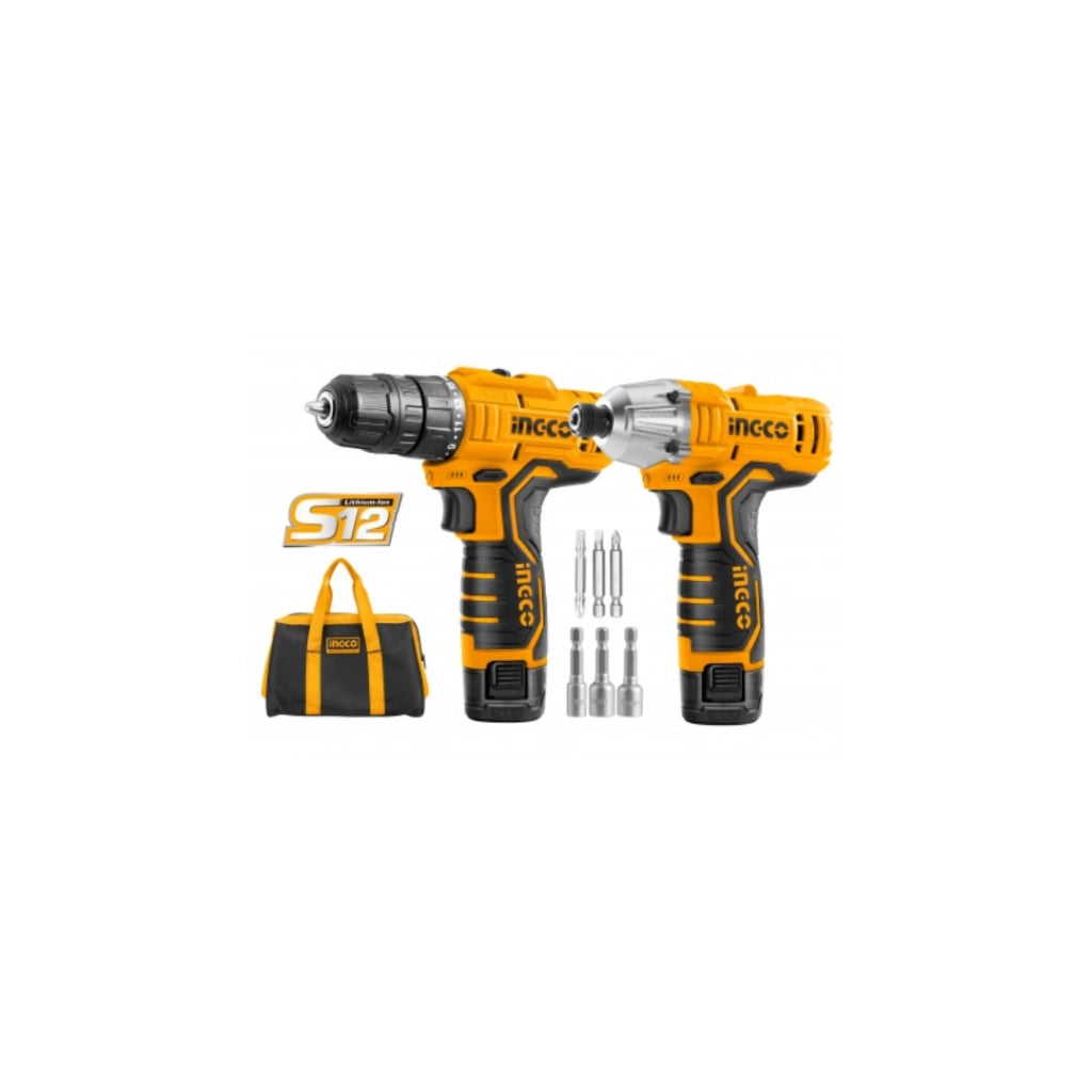 KIT TRAPANO + AVV. AD IMPULSI 12V CKLI1201 INGCO