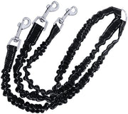 Cinturone per Cani con Cerniera a 3 Vie - Corda Riflettente - Fodero in Nylon Durevole - Leggero - Sicurezza Notturna - Guinzaglio per Cani
