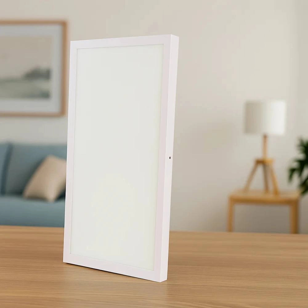 Pannello led rettangolare 120x30cm 40w 4000lm 3cct bianco serie home