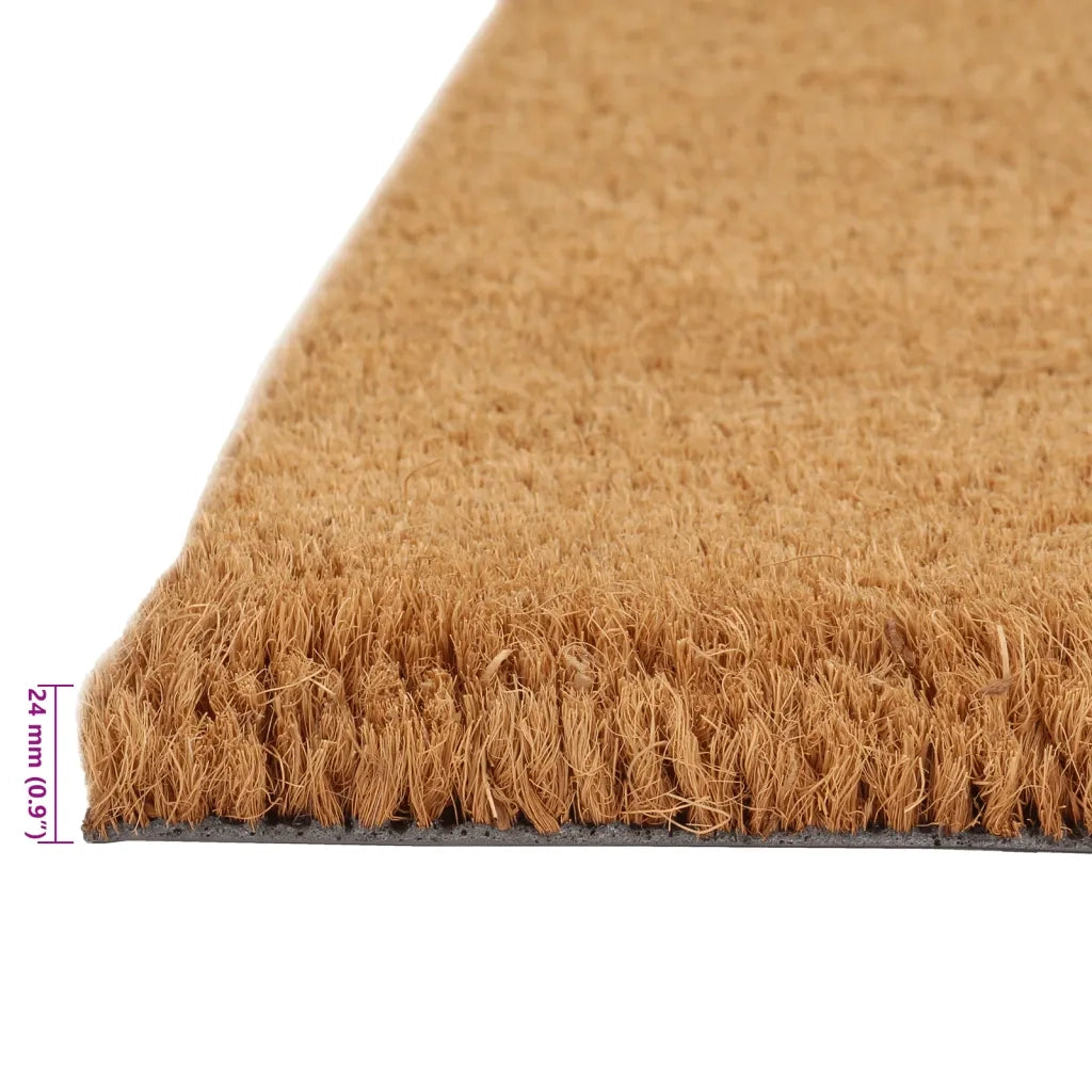 vidaXL Zerbino Naturale 50x80 cm in Fibra di Cocco