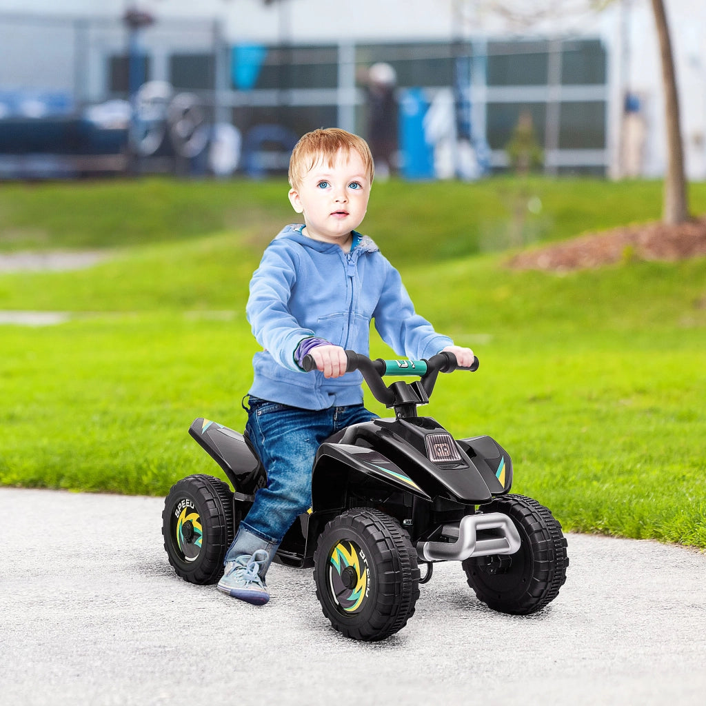 Tavolo Quad Elettrico per Bambini 18-36 Mesi ¨C zephmum ¨C Nero, 72x40x45.5 cm