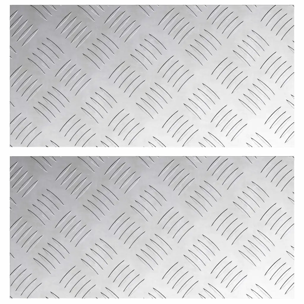 Gradini per Scale 2 pcs Argento 40 x 20 cm Alluminio 4104243