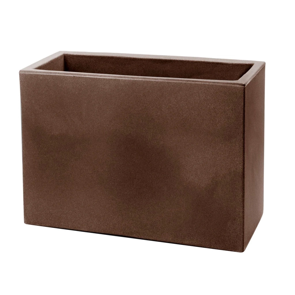 Fioriera Rettangolare colore Bronzo 79x30 CM H 30 mod. Schio Cassa