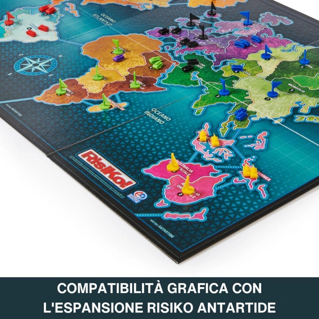 Editrice Giochi, Risiko, Giochi in Scatola, Risiko Classico Edizione 2023, Giochi di Società e Strategia per Famiglia e