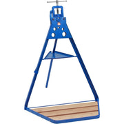 Trade Shop - Cavalletto Portatile Idraulico 4" Pollici Ariex Morsa Banco Tubi Da Lavoro -