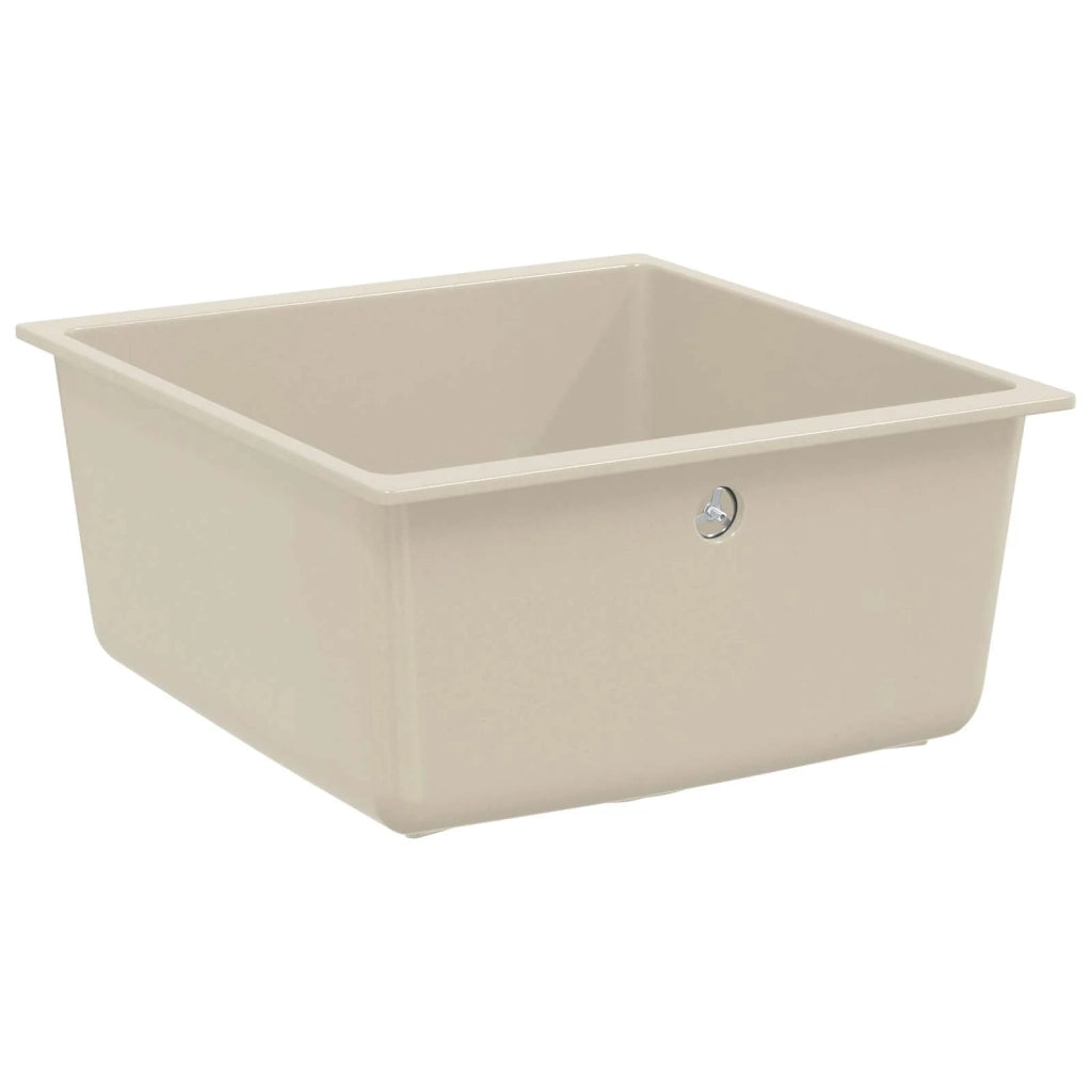Lavello Beige 430 x 460 mm 80% Quarzo e 20% Resina CFW4237576