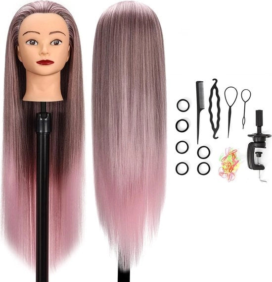 Capelli Umani - Manichino di Capelli - Capelli Umani di Qualità - Capelli Umani - Manichino di Capelli