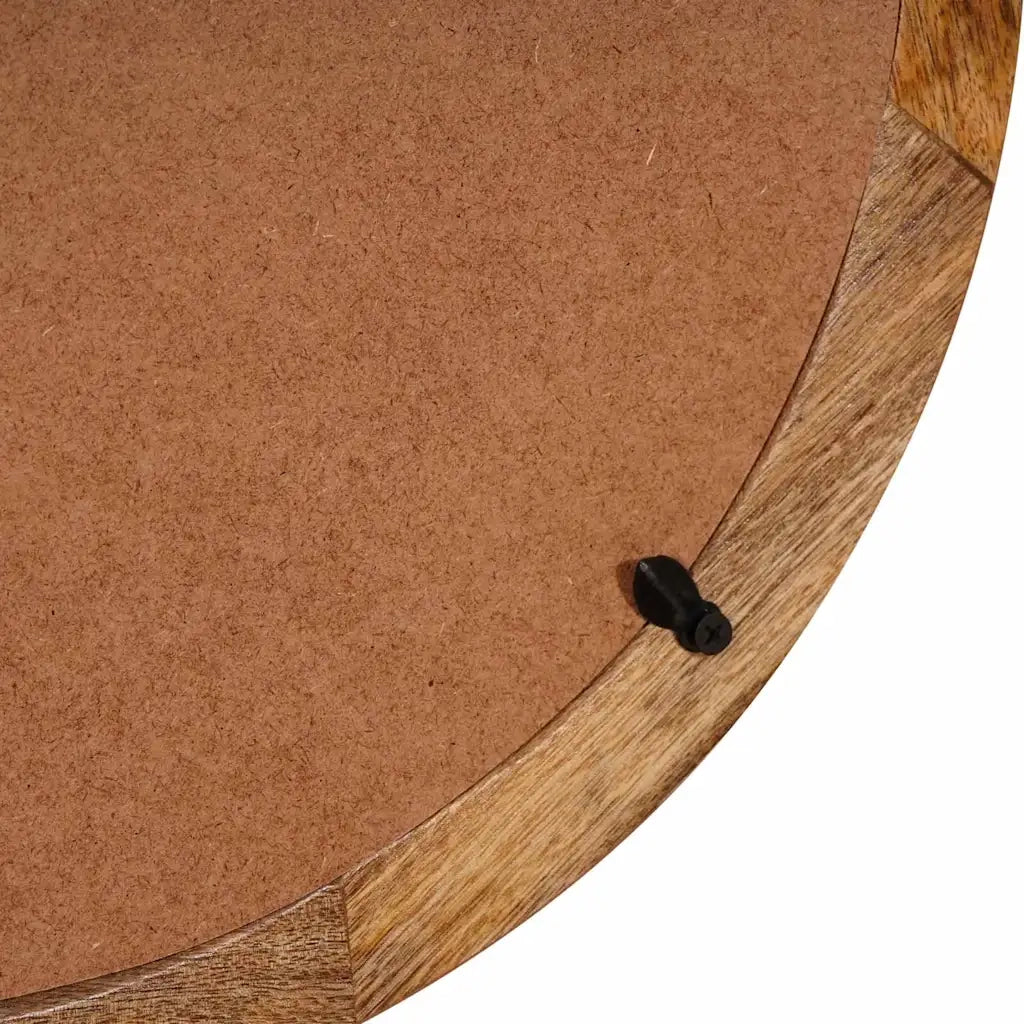 vidaXL Tavolo da Trucco con specchio Marrone legno massello di mango