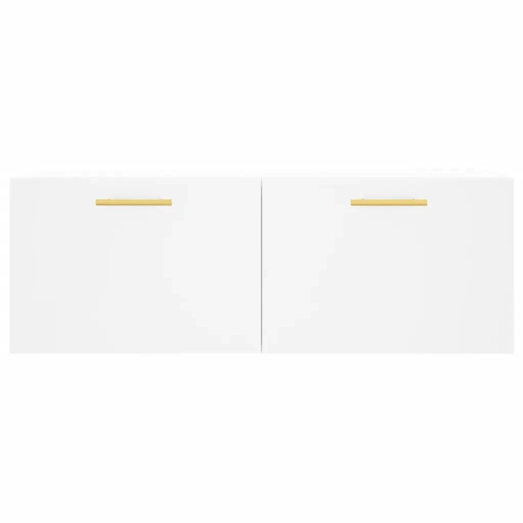 Mobile a Parete Bianco 100x36,5x35 cm in Legno Multistrato 830116