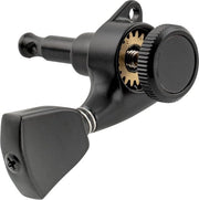 3x3 Rapporto 18-1 Chiusura a Chiave per Chitarra Elettrica/Acoustica con Bottone Keystone per Chitarre LP SG Stile Nero