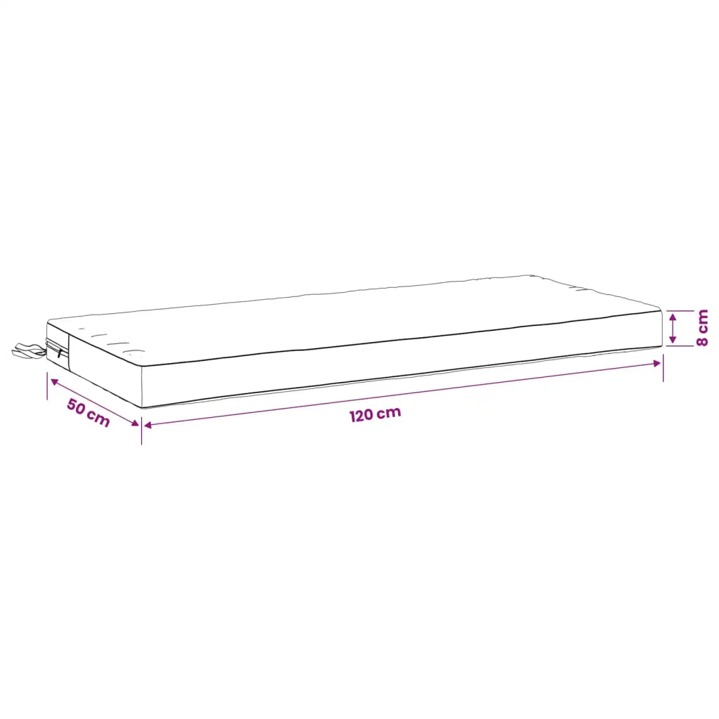 Cuscino per panchina SOEST 100% Poliestere Tortora 950234