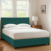 Dagenham, Letto Singolo Sfoderabile Made in Italy, Verde Petrolio