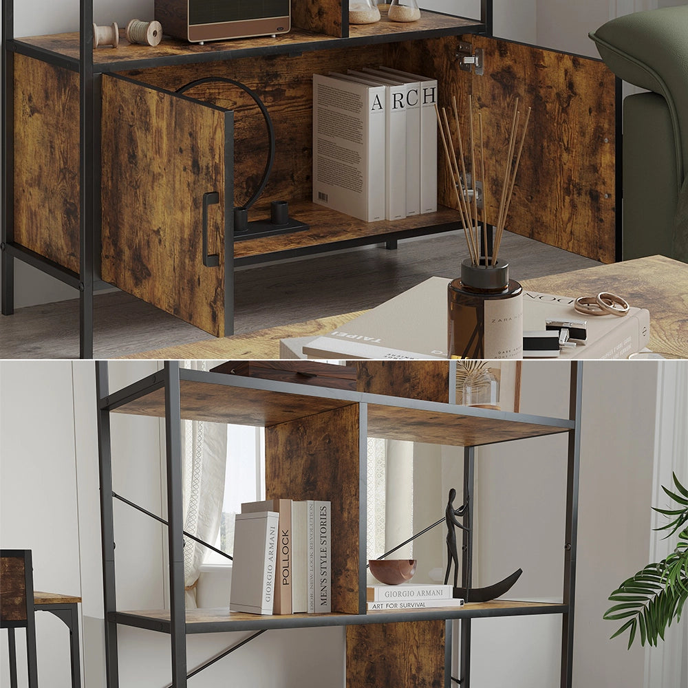Vicco Divisorio per ambienti Rovere rustico 80 x 180 cm con 2 porte