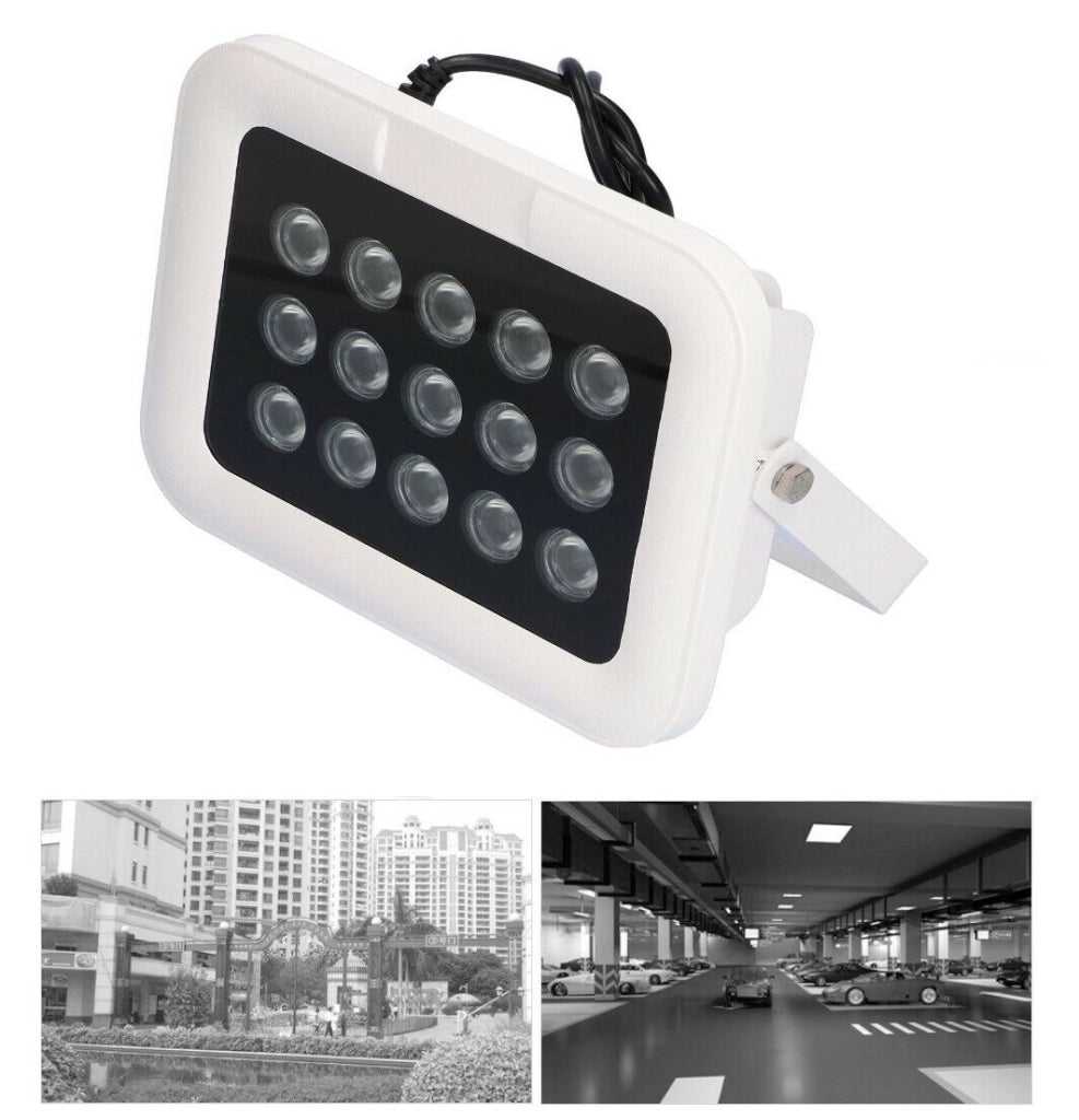 ILLUMINATORE INFRAROSSI PER TELECAMERA 15 LED IR 900 lumen PER TELECAMERE