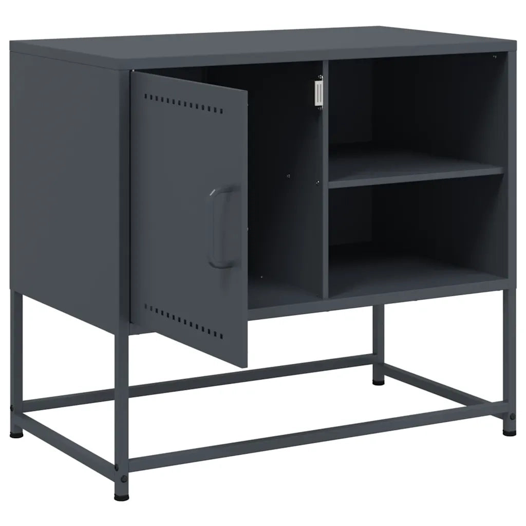 Mobile TV Antracite 68x39x60,5 cm in Acciaio