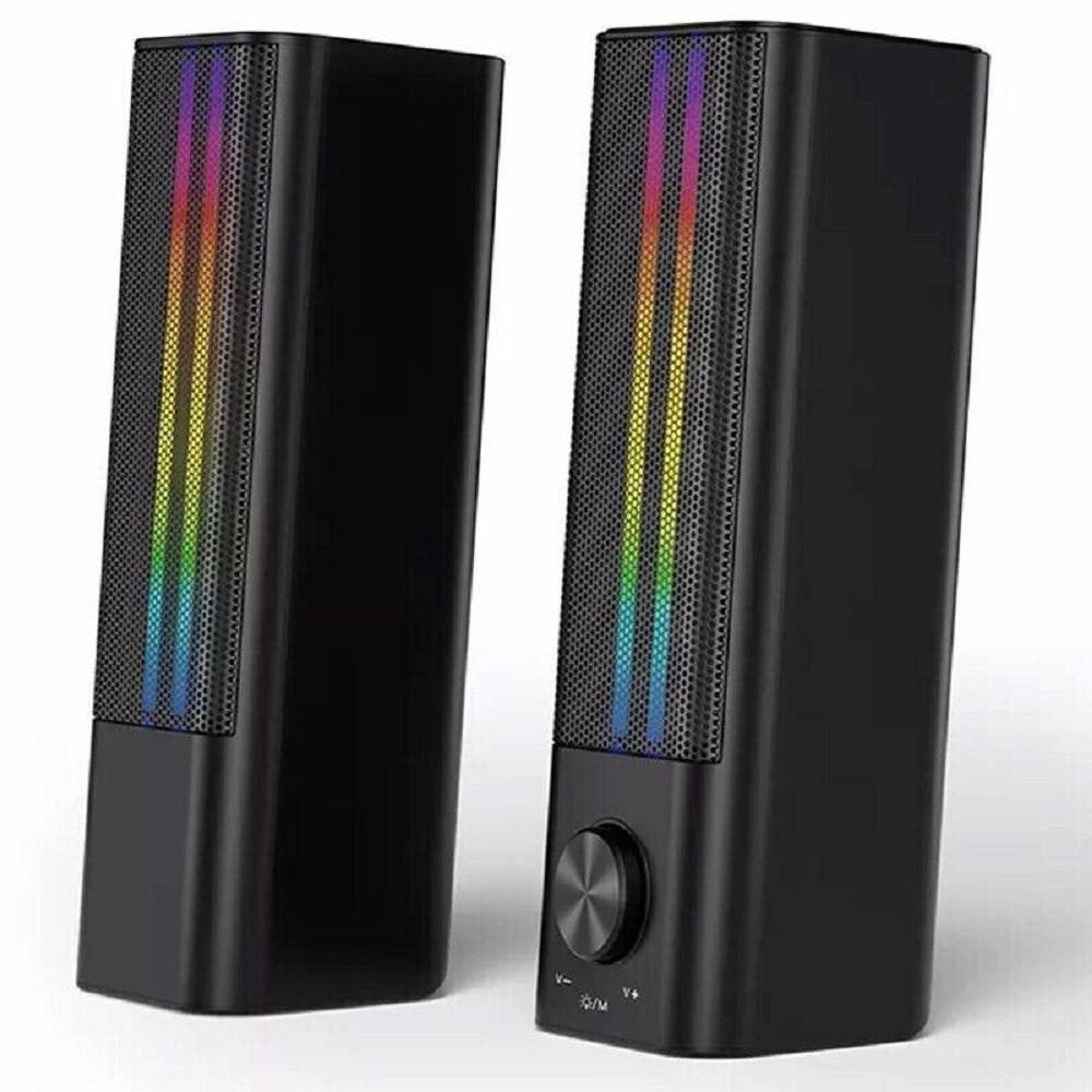 Trade Shop - Casse Soundbar Barra Audio Usb 2.0 Speaker Blutooth Led Rgb Home Theatre Pk6807 -