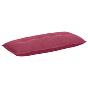 Cuscino per Schiena | Cuscino dorsale Rosso Vino 120 x 50 cm Tessuto in Cords
