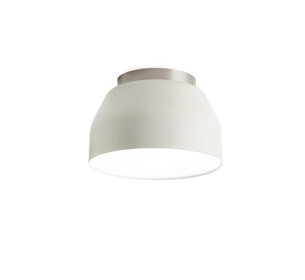 MUG LAMPADARIO DA SOFFITTO PICCOLO 1 LUCE IN METALLO ATTACCO E27 D.28CM