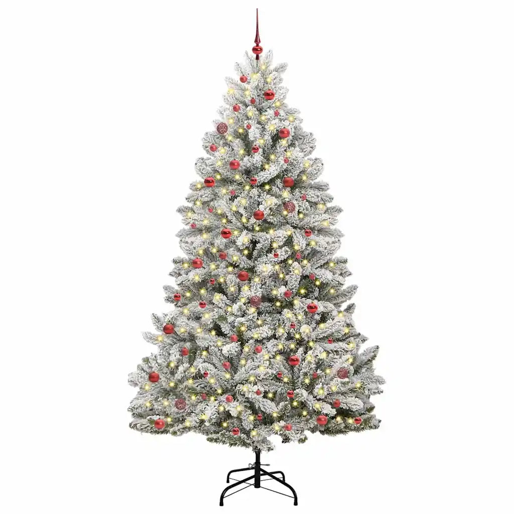 Albero di Natale | Decorazioni natalizie artificiale con 300 LED Verde e Bianco 270 cm