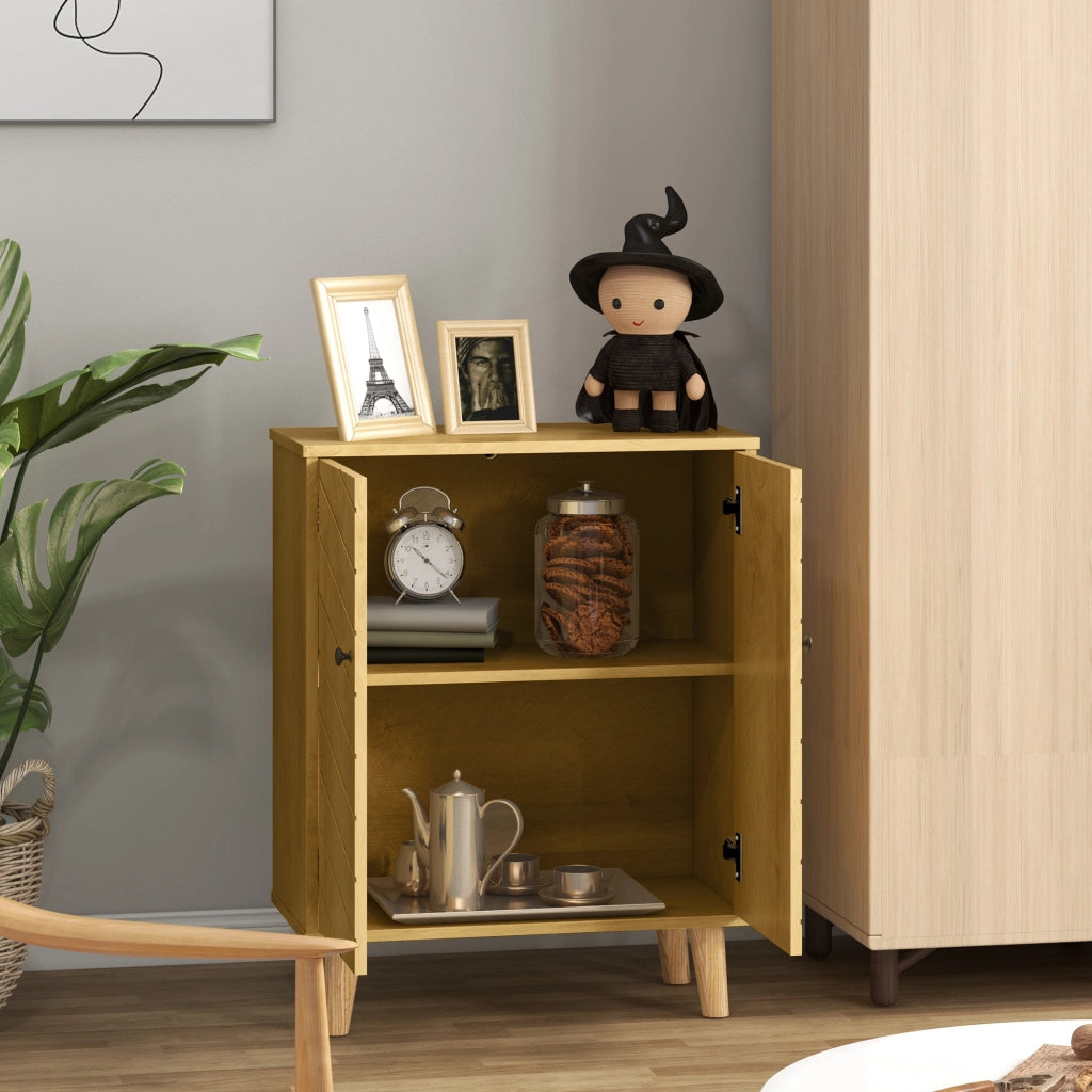 Tavolino Vintage in Legno con Ripiani ¨C zephmum ¨C 60x30x76