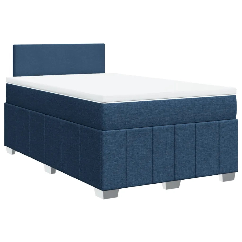 Giroletto a Molle con Materasso Blu 120x190 cm in Tessuto 3289306