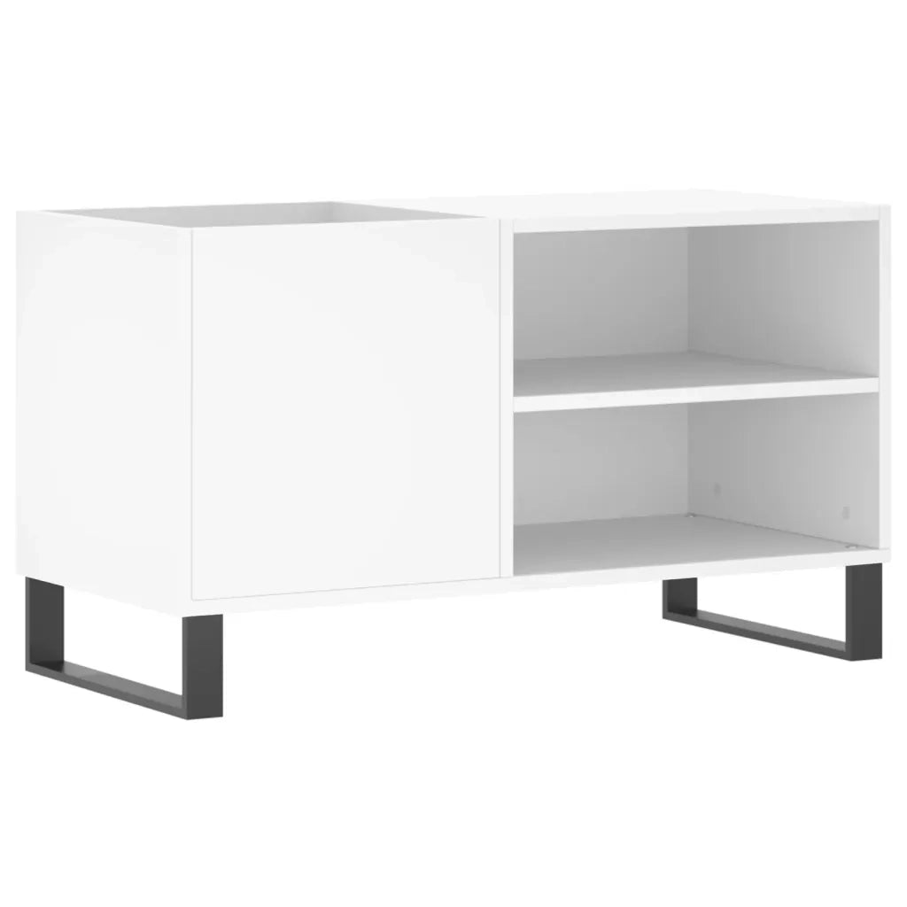 Mobile Porta Dischi Bianco 85x38x48 cm in Legno Multistrato CFW1930510