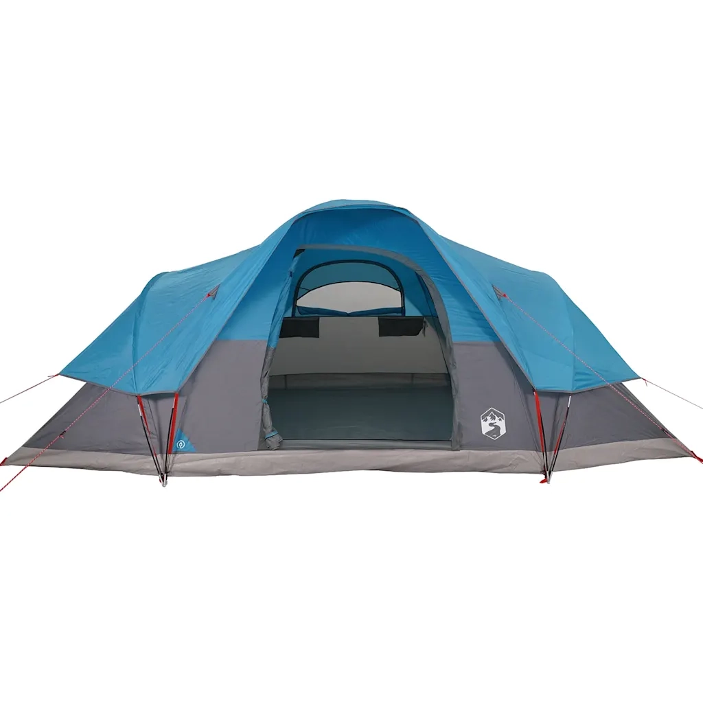 Tenda da Campeggio a Cupola per 9 Persone Blu Impermeabile 94564