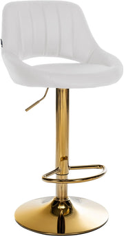 Sgabello da bar Milet in ecopelle oro 5