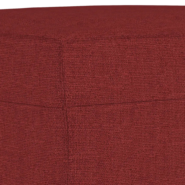 Panca Rosso Vino 70x35x41 cm in Tessuto 349373
