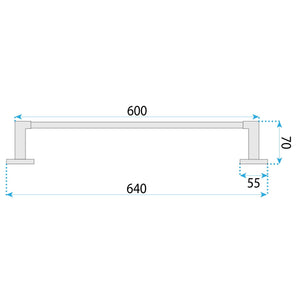 Portasciugamano Da Bagno 5901 Nico Gold
