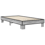 Letto singolo | Letto per adulti | Struttura del letto Sonoma grigio 80 x 200 cm