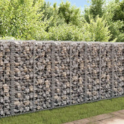 Cesto Gabbione con Coperchio in Filo Zincato 100 x 30 x 30 cm 141038
