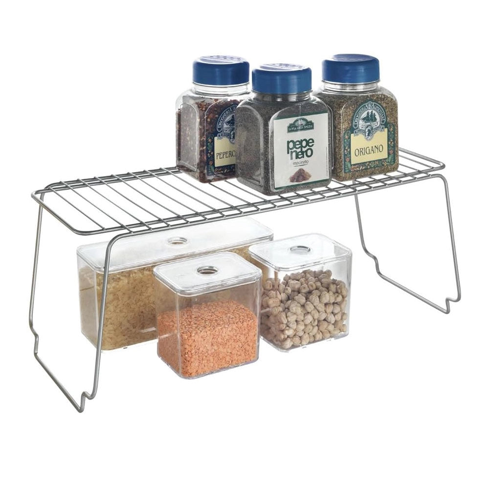 Mensola Sovrapponibile da Cucina con Griglia Cromo Polo Metaltex