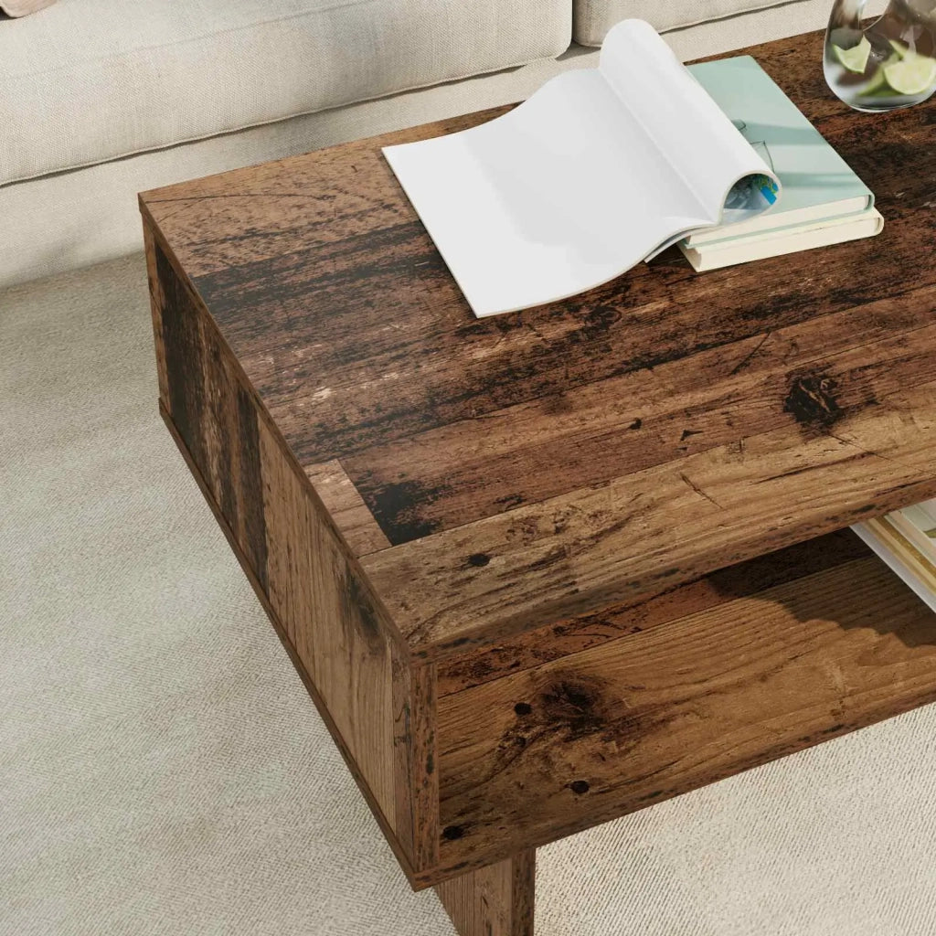 Tavolino da salotto Legno vecchio 80 x 46 x 35 cm 8000226
