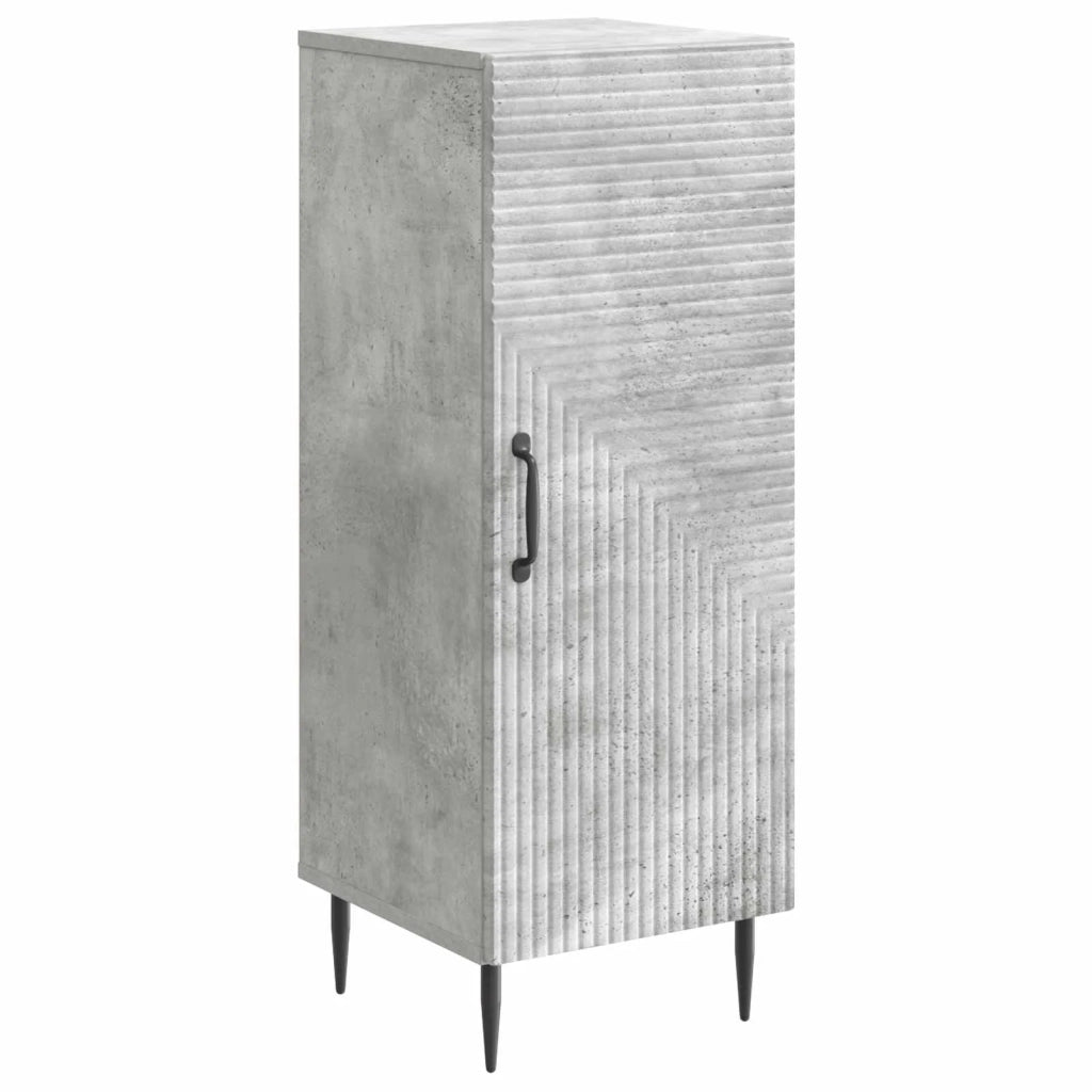 Credenza | Madia | Buffet da pranzo | Armadio da pranzo Grigio Cemento 33 x 34,5 x 89,5 cm
