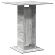 Tavolo da Bistrot Grigio Sonoma 60x60x75 cm Legno Multistrato